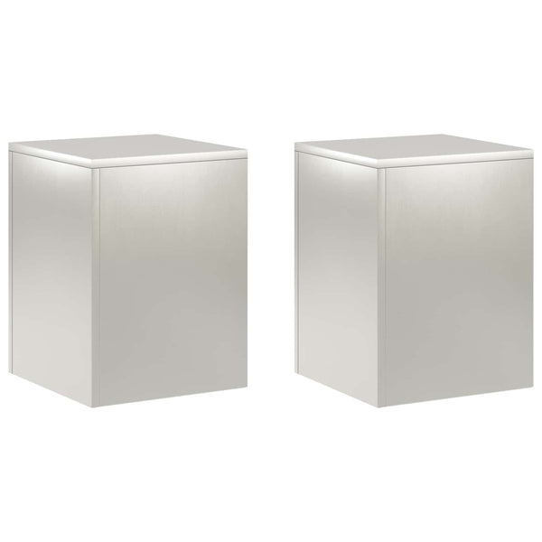 Kasviteline 2 pcs Hopea 30 x 30 x 40 cm Teräs