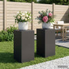 Kasviteline 2 pcs Musta 30 x 30 x 60 cm Teräs