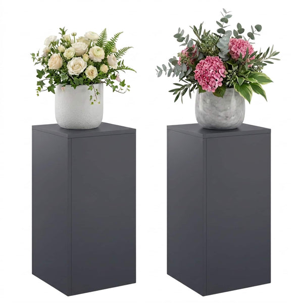 Kasviteline 2 pcs Antrasiitti 30 x 30 x 60 cm Galvanoitu teräs