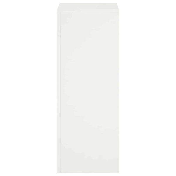 Kasviteline 2 pcs valkoinen 30 x 30 x 80 cm Teräs