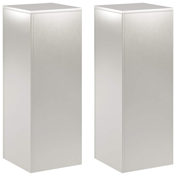 Kasviteline 2 pcs Hopea 30 x 30 x 80 cm Teräs