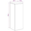 Kasviteline Ruosteinen 30 x 30 x 80 cm Säänkestävä teräs