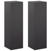 Kasviteline 2 pcs Musta 30 x 30 x 100 cm Teräs