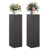 Kasviteline 2 pcs Musta 30 x 30 x 100 cm Teräs