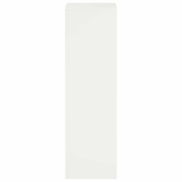 Kasviteline 2 pcs valkoinen 30 x 30 x 100 cm Teräs