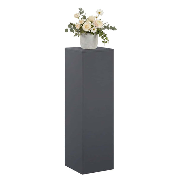 Kasviteline Antrasiitti 30 x 30 x 100 cm Ruostumaton teräs