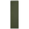 Kasviteline 2 pcs Oliivinvihreä 30 x 30 x 100 cm Teräs