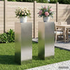 Kasviteline 2 pcs Hopea 30 x 30 x 100 cm Teräs