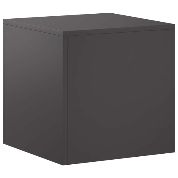 Kasviteline Musta 40 x 40 x 40 cm Teräs