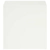 Kasviteline 2 pcs valkoinen 40 x 40 x 40 cm Teräs