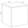 Kasviteline 2 pcs Oliivinvihreä 40 x 40 x 40 cm Teräs