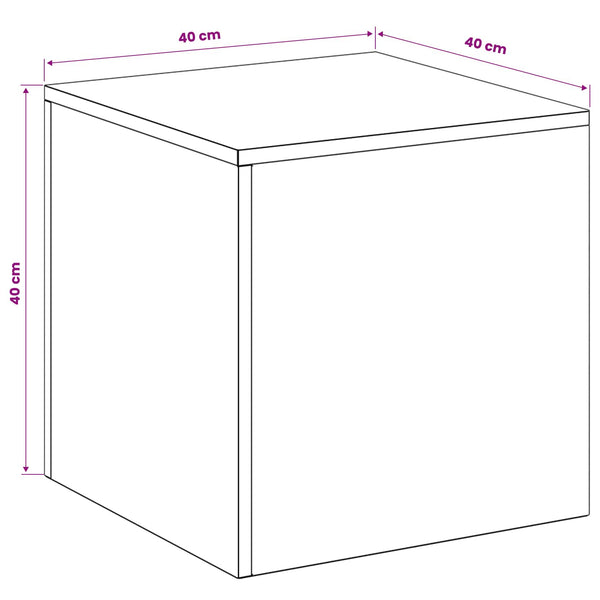 Kasviteline 2 pcs Oliivinvihreä 40 x 40 x 40 cm Teräs