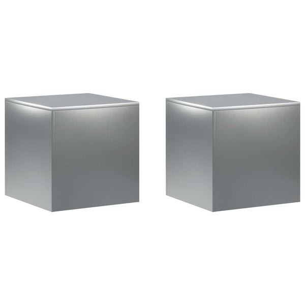 Kasviteline 2 pcs Hopea 40 x 40 x 40 cm Ruostumaton teräs