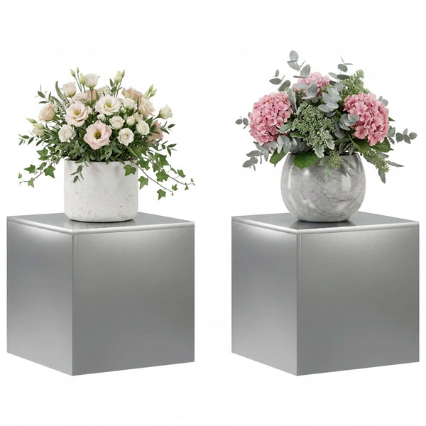 Kasviteline 2 pcs Hopea 40 x 40 x 40 cm Ruostumaton teräs