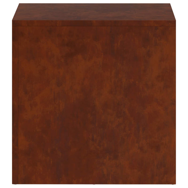 Kasviteline 2 pcs Ruosteinen 40 x 40 x 40 cm Säänkestävä teräs
