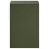 Kasviteline 2 pcs Oliivinvihreä 40 x 40 x 60 cm Teräs