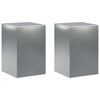 Kasviteline 2 pcs Hopea 40 x 40 x 60 cm Ruostumaton teräs