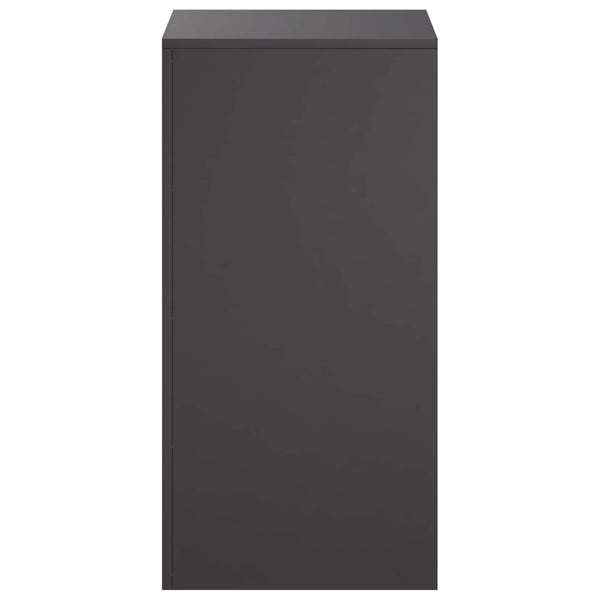 Kasviteline 2 pcs Musta 40 x 40 x 80 cm Teräs
