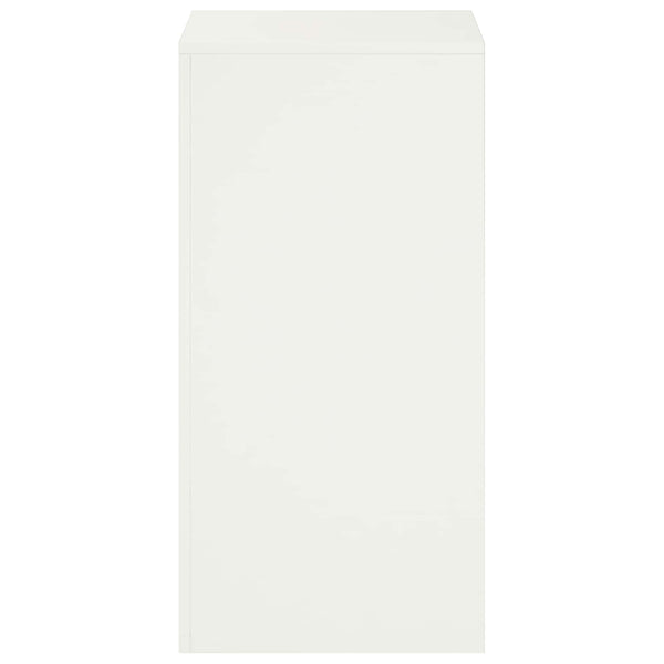 Kasviteline 2 pcs valkoinen 40 x 40 x 80 cm Teräs