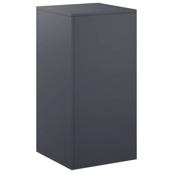 Kasviteline Antrasiitti 40 x 40 x 80 cm Ruostumaton teräs