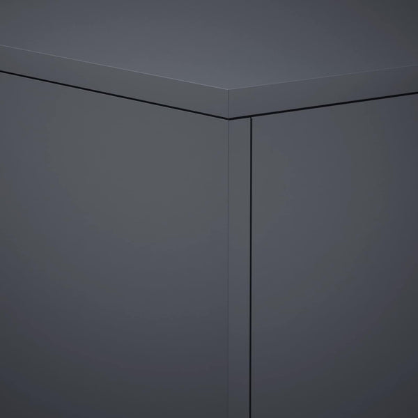 Kasviteline 2 pcs Antrasiitti 40 x 40 x 80 cm Galvanoitu teräs