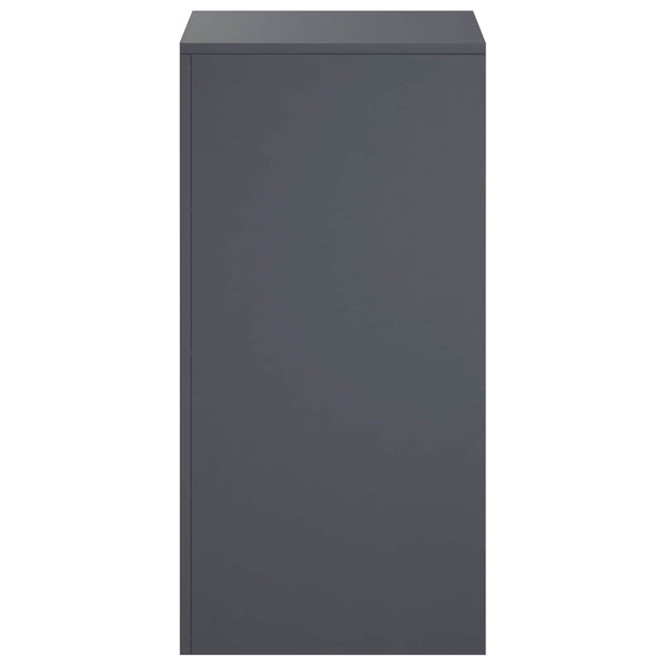 Kasviteline 2 pcs Antrasiitti 40 x 40 x 80 cm Galvanoitu teräs
