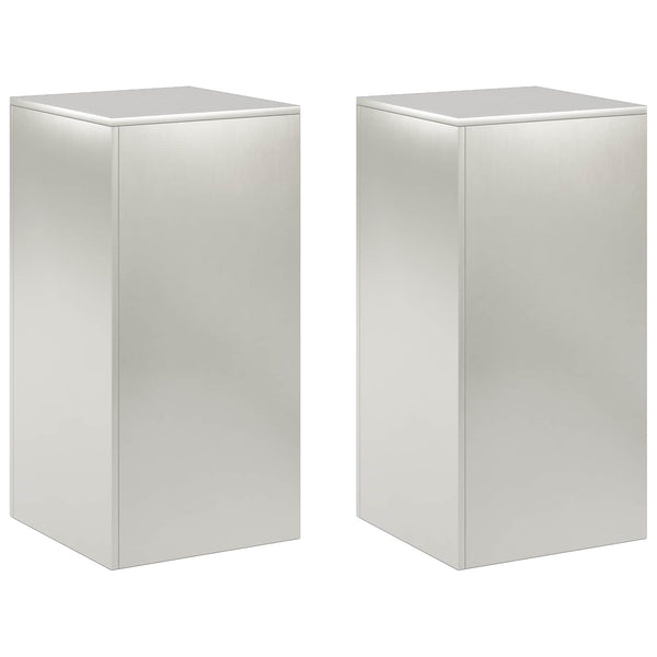 Kasviteline 2 pcs Hopea 40 x 40 x 80 cm Teräs