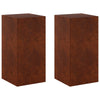 Kasviteline 2 pcs Ruosteinen 40 x 40 x 80 cm Säänkestävä teräs