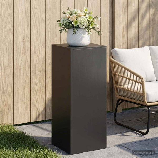 Kasviteline Musta 40 x 40 x 100 cm Teräs