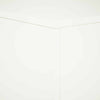 Kasviteline 2 pcs valkoinen 40 x 40 x 100 cm Teräs