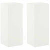 Kasviteline 2 pcs valkoinen 40 x 40 x 100 cm Teräs