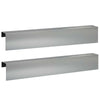 Puutarhan reunusprofiili 2 kpl 100 x 10 x 15 cm