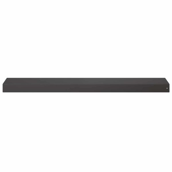 Puutarhan reunusprofiili 10 kpl 100 x 20 x 5 cm Teräs Musta