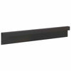 Puutarhan reunusprofiili 10 kpl 100 x 5 x 15 cm Teräs Musta