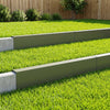 Puutarhan reunusprofiili 10 kpl 100 x 6 x 15 cm Teräs