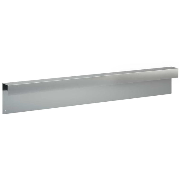Puutarhan reunusprofiili 2 kpl 100 x 6 x 15 cm Galvanoitu teräs