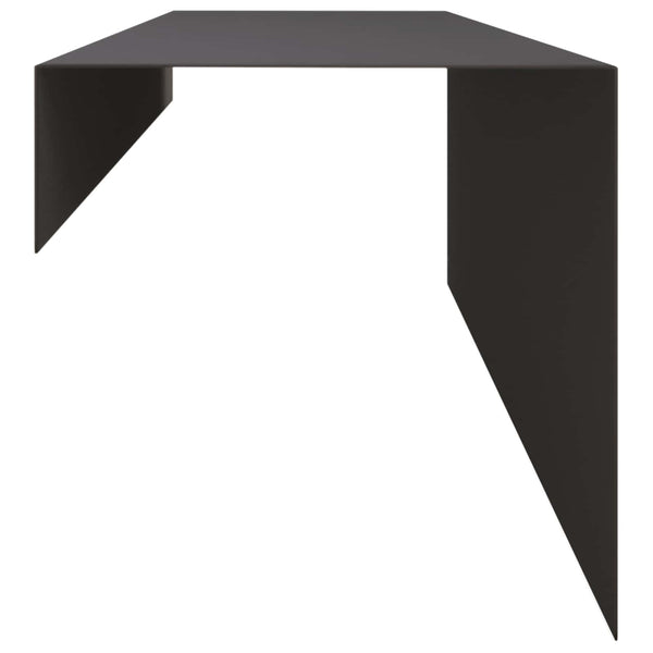 Puutarhan reunusprofiili 2 kpl 100 x 15 x 15 cm Teräs Musta