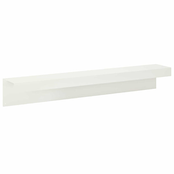 Puutarhan reunusprofiili 2 kpl 100 x 15 x 15 cm Teräs valkoinen