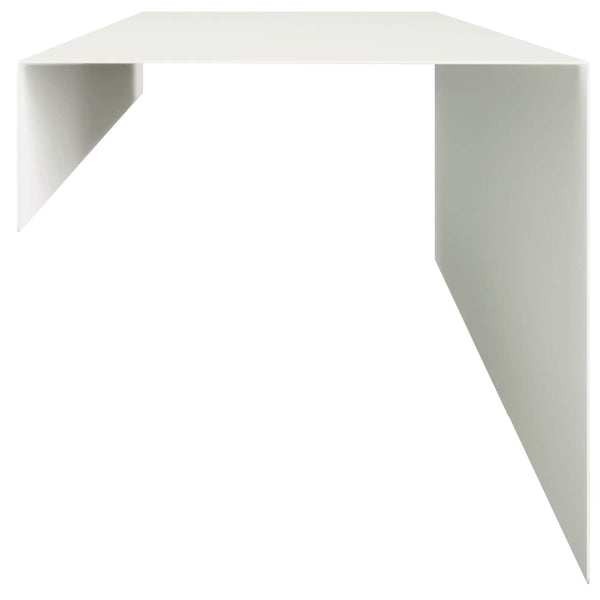 Puutarhan reunusprofiili 2 kpl 100 x 20 x 15 cm Teräs valkoinen