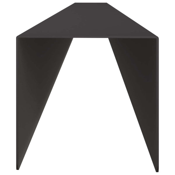 Puutarhan reunusprofiili 10 kpl 100 x 5 x 5 cm Teräs Musta