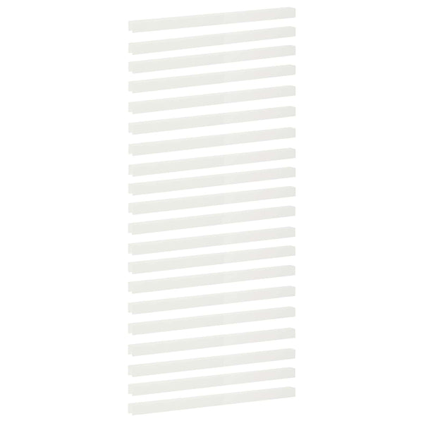 Puutarhan reunusprofiili 20 kpl 100 x 5 x 5 cm Teräs valkoinen