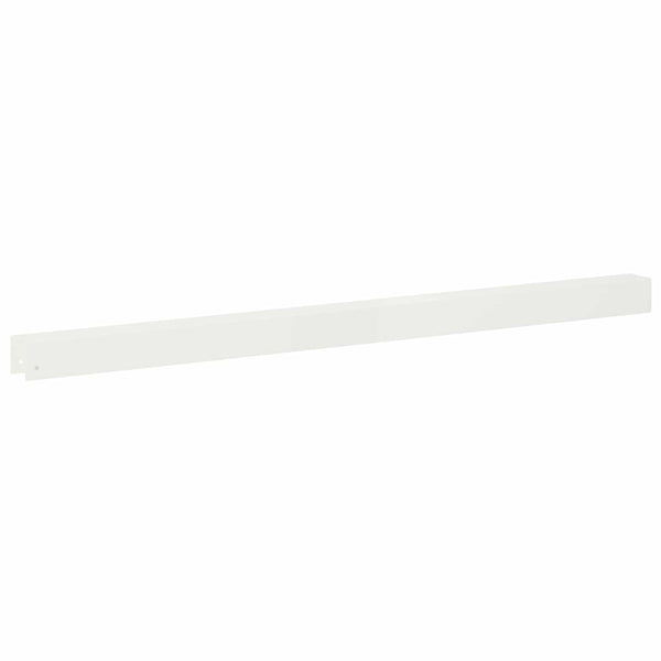 Puutarhan reunusprofiili 20 kpl 100 x 5 x 5 cm Teräs valkoinen