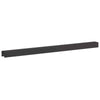 Puutarhan reunusprofiili 10 kpl 100 x 6 x 5 cm Teräs Musta