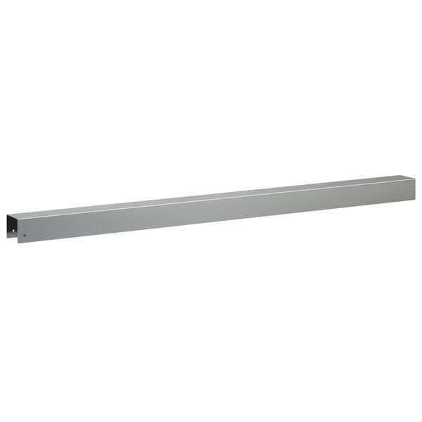 Puutarhan reunusprofiili 2 kpl 100 x 6 x 5 cm Galvanoitu teräs