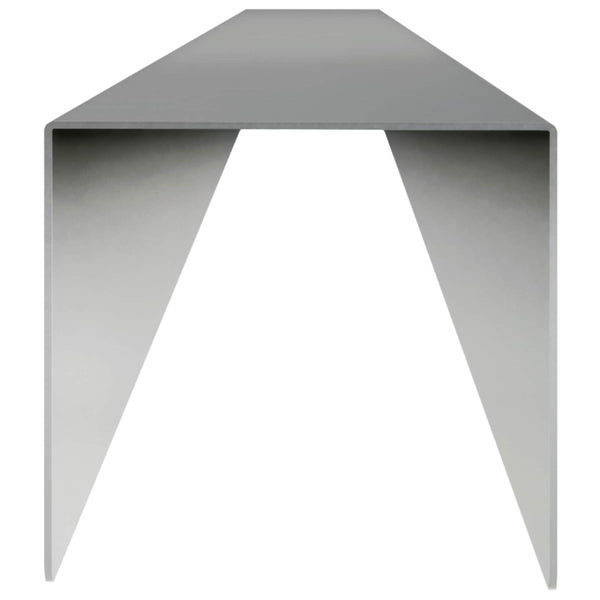 Puutarhan reunusprofiili 2 kpl 100 x 6 x 5 cm Galvanoitu teräs