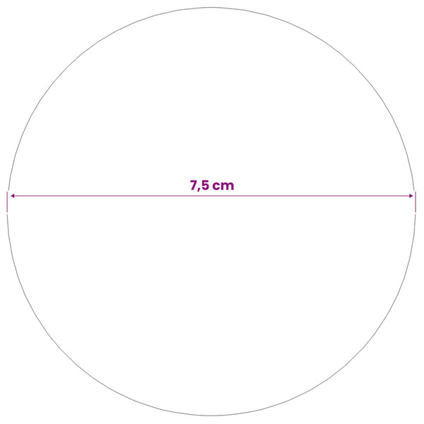 Harjattu Pallo 6 kpl Ø 7,5 cm Hopea Ruostumaton teräs 201