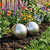 Harjattu Pallo 2 kpl Ø 15 cm Hopea Ruostumaton teräs 201