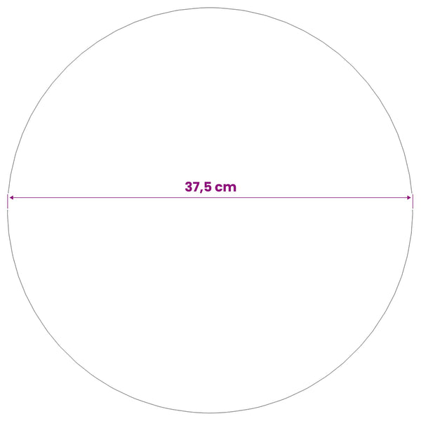 Harjattu Pallo Ø 37,5 cm Hopea Ruostumaton teräs 201