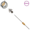 HVLP Ruiskusuutin 0,8 mm suutin Hopea Ruostumaton teräs