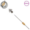 HVLP Ruiskusuutin 0,8 mm suutin Hopea Ruostumaton teräs